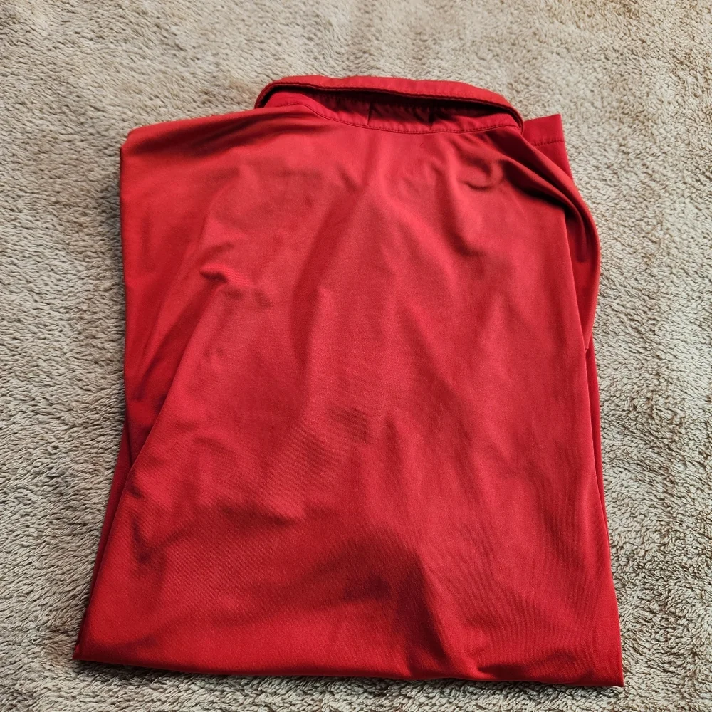 Polo by Ralph Lauren Men's Red Polo Shirt Dri-fit Shirt Size L/G